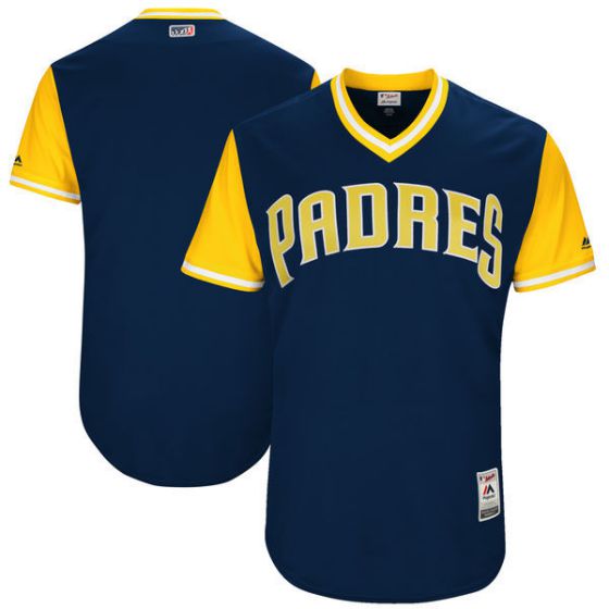 Men San Diego Padres Blank Blue New Rush Limited MLB Jerseys